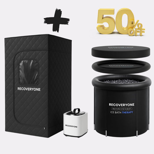 RECOVERYONE - Сауна + Ледена Вана (50% Намаление)