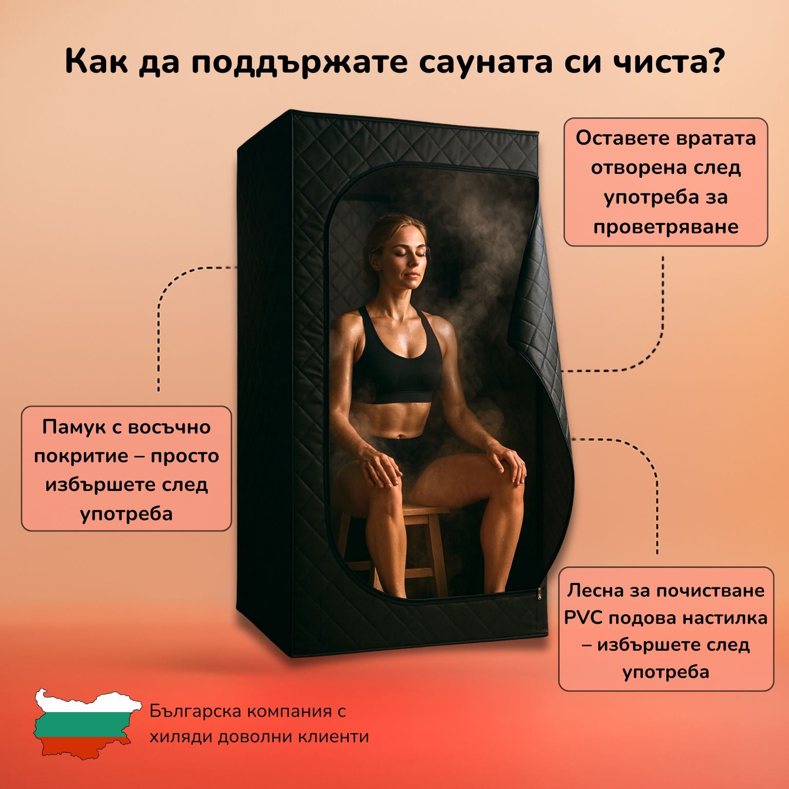 Как да поддържате сауната си чиста