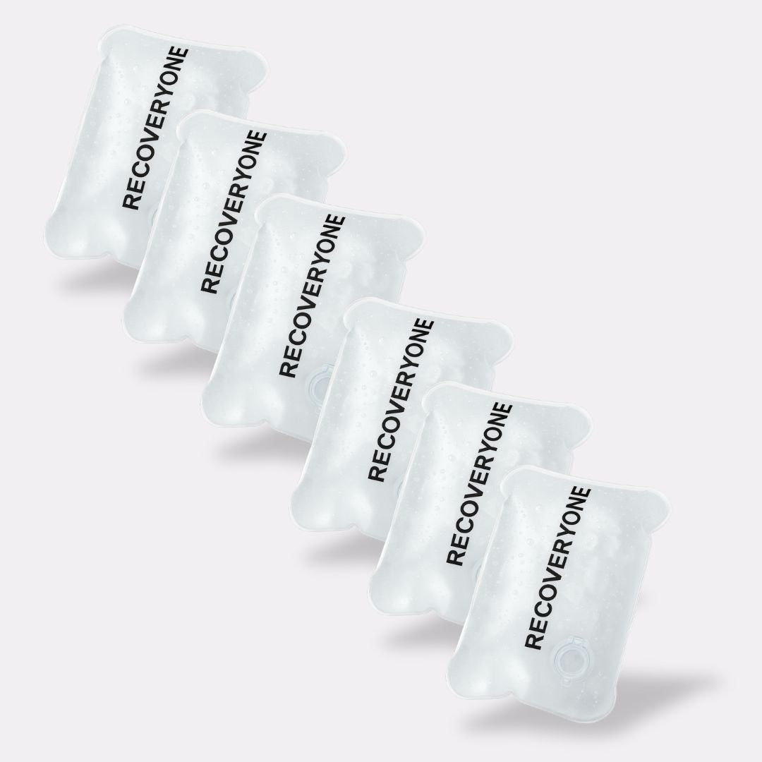 RECOVERYONE - Силиконови торбички за лед 6 броя