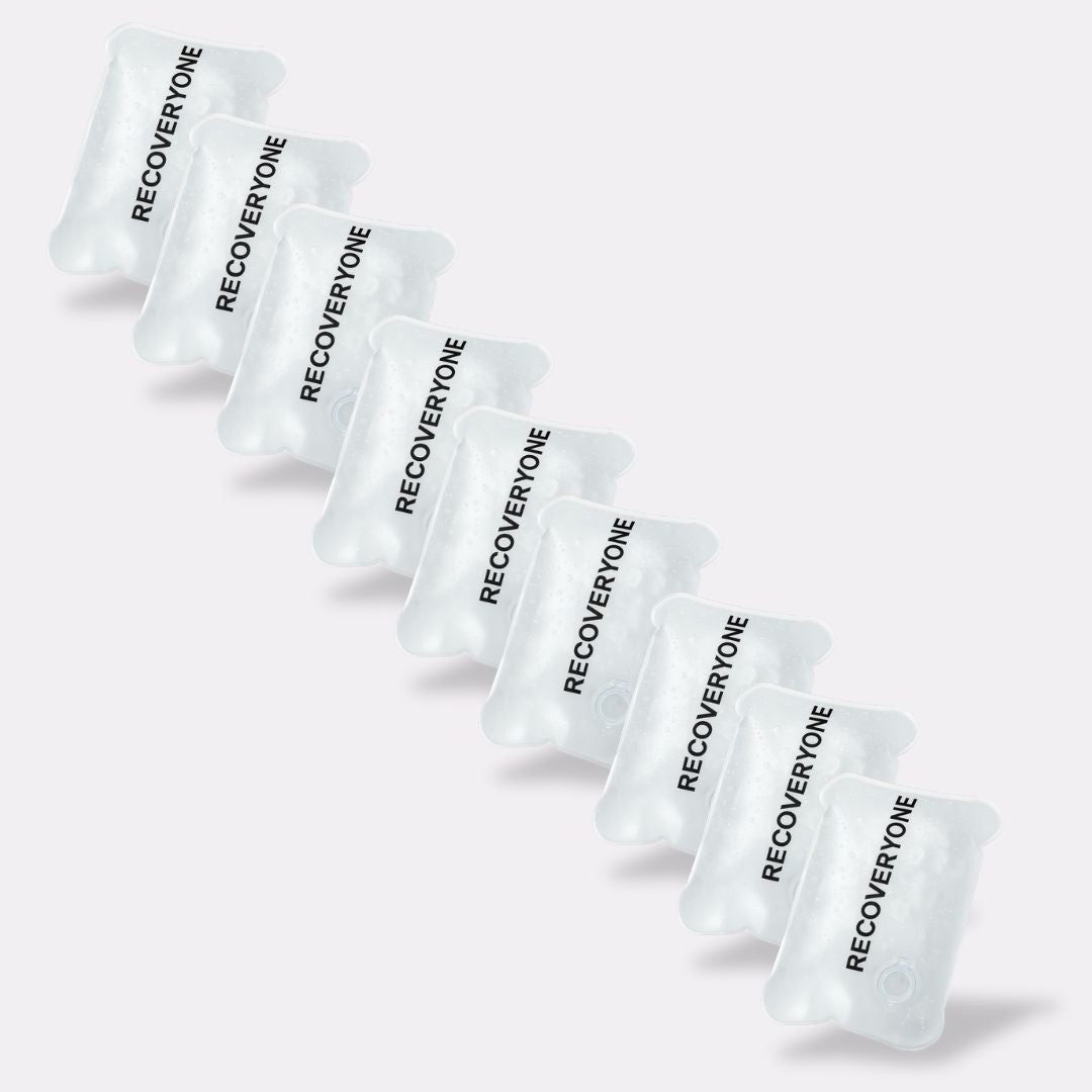 RECOVERYONE - Силиконови торбички за лед 9 броя